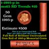 Image 1 : Shotgun Lincoln 1c roll, 1995-p 50 pcs Standard Paper Good Mig. Co. Wrapper.