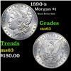 Image 1 : 1890-s Morgan Dollar $1 Grades Select Unc