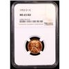 Image 2 : NGC 1953-d Lincoln Cent 1c Graded ms65 rd By NGC