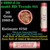 Image 1 : Shotgun Lincoln 1c roll, 1980-d 50 pcs Wrapper.