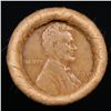 Image 2 : Mixed small cents 1c orig shotgun roll, 1918-d Wheat Cent, 1863 Indian Cent other end, Brinks Wrappe