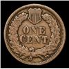 Image 3 : 1862 Indian Cent 1c Grades vg+