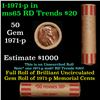 Image 1 : Shotgun Lincoln 1c roll, 1971-p 50 pcs Coin-Tainer Wrapper.