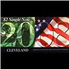 Image 2 : 2003A $2 Federal Reserve Note, Uncirculated 2008 BEP Folio Issue (Cleveland, OH) Grades Gem CU