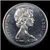 Image 2 : 1965 Small Beads, Pointed 5 Canada Dollar $1 Grades Choice Unc+ PL