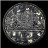 Image 7 : 1965 Small Beads, Pointed 5 Canada Dollar $1 Grades Choice Unc+ PL