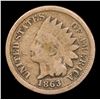 Image 2 : 1863 Indian Cent 1c Grades f+