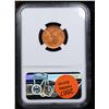 Image 3 : NGC 1948-d Lincoln Cent 1c Graded ms66 rd By NGC