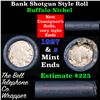 Image 1 : Buffalo Nickel Shotgun Roll in Old Bank Style 'Bell Telephone'  Wrapper 1927 & S Mint Ends.