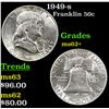 Image 1 : 1949-s Franklin Half Dollar 50c Grades Select Unc