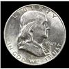 Image 2 : 1949-s Franklin Half Dollar 50c Grades Select Unc