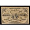 Image 2 : 1865 US Fractional Currency 3c Third Issue fr-1226 Washingon Light Background Grades vf++