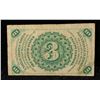 Image 3 : 1865 US Fractional Currency 3c Third Issue fr-1226 Washingon Light Background Grades vf++