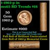 Image 1 : Shotgun Lincoln 1c roll, 1962-p 50 pcs Brandt Wrapper.