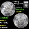 Image 1 : 1884-p Morgan Dollar $1 Graded ms64+ By SEGS