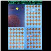 Image 1 : Complete Lincoln 1c Whitman folder #2, 1941-1976, 90 coins.