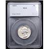 Image 4 : 1939-s Washington Quarter 25c Graded ms64 By SEGS