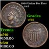 Image 1 : (1863) Shoot Him on the Spot Dix Civil War Token 1c Grades vf+