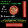 Image 1 : Lincoln 1c roll, 1974-p 50 pcs Brandt Wrapper.