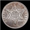 Image 2 : 1862 Three Cent Silver 3cs Grades Select Unc