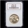 Image 2 : NGC 1948-p Franklin Half Dollar 50c Graded ms65 FBL By NGC