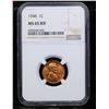 Image 2 : NGC 1948-p Lincoln Cent 1c Graded ms65 rd By NGC