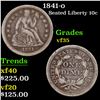 Image 1 : 1841-o Seated Liberty Dime 10c Grades vf++