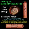 Image 1 : Lincoln 1c roll, 1961-p 50 pcs Vintage "Steel-Strong" Tubular Wrapper.