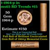 Image 1 : Shotgun Lincoln 1c roll, 1964-p 50 pcs Brandt Wrapper.