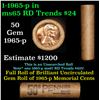 Image 1 : Shotgun Lincoln 1c roll, 1965-p 50 pcs Brandt Wrapper.