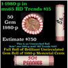 Image 1 : Shotgun Lincoln 1c roll, 1980-p 50 pcs Brandt Wrapper.