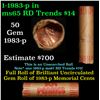 Image 1 : Shotgun Lincoln 1c roll, 1983-p 50 pcs Brandt Wrapper.