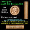 Image 1 : Shotgun Lincoln 1c roll, 1961-p 50 pcs Brandt Wrapper.