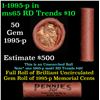 Image 1 : Shotgun Lincoln 1c roll, 1995-p 50 pcs Standard Paper Good Mig. Co. Wrapper.