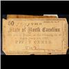 Image 2 : 1866 50 Cents Bank Note (Raleigh, NC) Grades f, fine