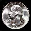 Image 2 : 1953-d Washington Quarter 25c Grades GEM+ Unc