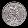 Image 2 : 1876-cc Seated Liberty Dime 10c Grades Select AU