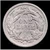 Image 3 : 1876-cc Seated Liberty Dime 10c Grades Select AU