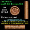 Image 1 : Shotgun Lincoln 1c roll, 1979-d 50 pcs Brinks Wrapper.