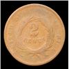 Image 3 : 1868 Two Cent Piece 2c Grades vg+