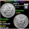 Image 1 : ***Auction Highlight*** 1901-s Morgan Dollar $1 Graded Select Unc By USCG (fc)