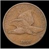 Image 2 : 1858 LL Flying Eagle Cent 1c Grades xf+