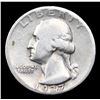 Image 2 : 1937-d Washington Quarter 25c Grades f+