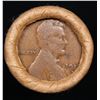 Image 2 : Mixed small cents 1c orig shotgun roll, 1916-d Wheat Cent, 1898 Indian Cent other end, Brinks Wrappe
