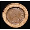 Image 3 : Mixed small cents 1c orig shotgun roll, 1916-d Wheat Cent, 1898 Indian Cent other end, Brinks Wrappe