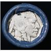 Image 2 : Buffalo Nickel Shotgun Roll in Old Bank Style 'Bell Telephone'  Wrapper 1923 & D Mint Ends.