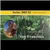 Image 2 : **Star Note** 2003 $2 Federal Reserve Note, Uncirculated BEP Folio Issue (San Francisco, CA) Grades 