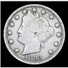 Image 2 : 1883 n/c Liberty Nickel 5c Grades vf+