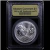 Image 2 : 1991-p Mount Rushmore Modern Commem Dollar $1 Graded ms70, Perfection By USCG