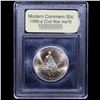 Image 2 : 1995-S Civil War Modern Commem Half Dollar 50c Graded ms70, Perfection By USCG
